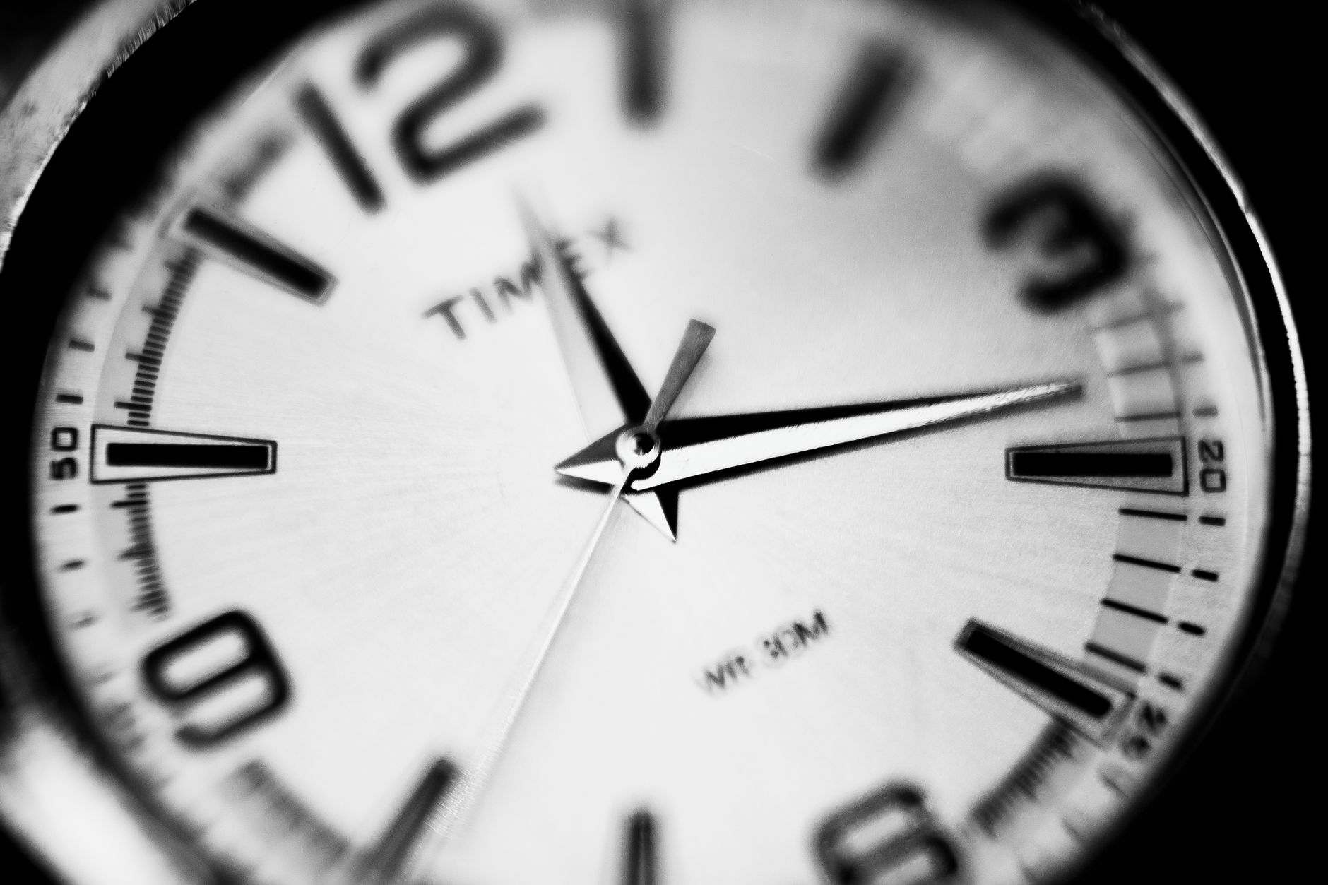 Close-up of an analog watch